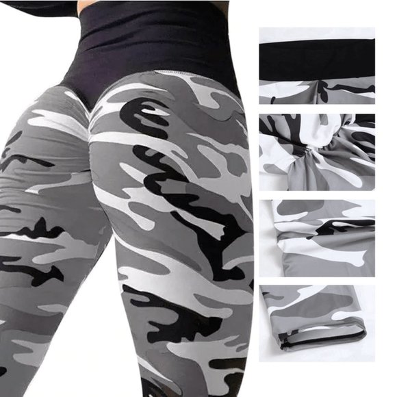 New Camouflage Scrunch Back Leggings. - Picture 6 of 9
